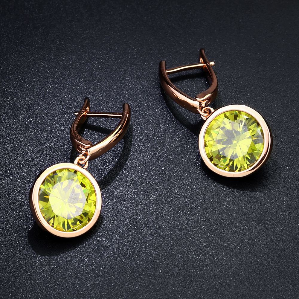Elegant Citrine Earrings