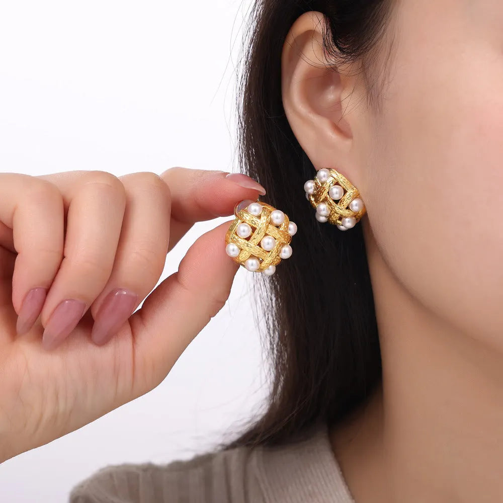 Vintage Pearl Earrings