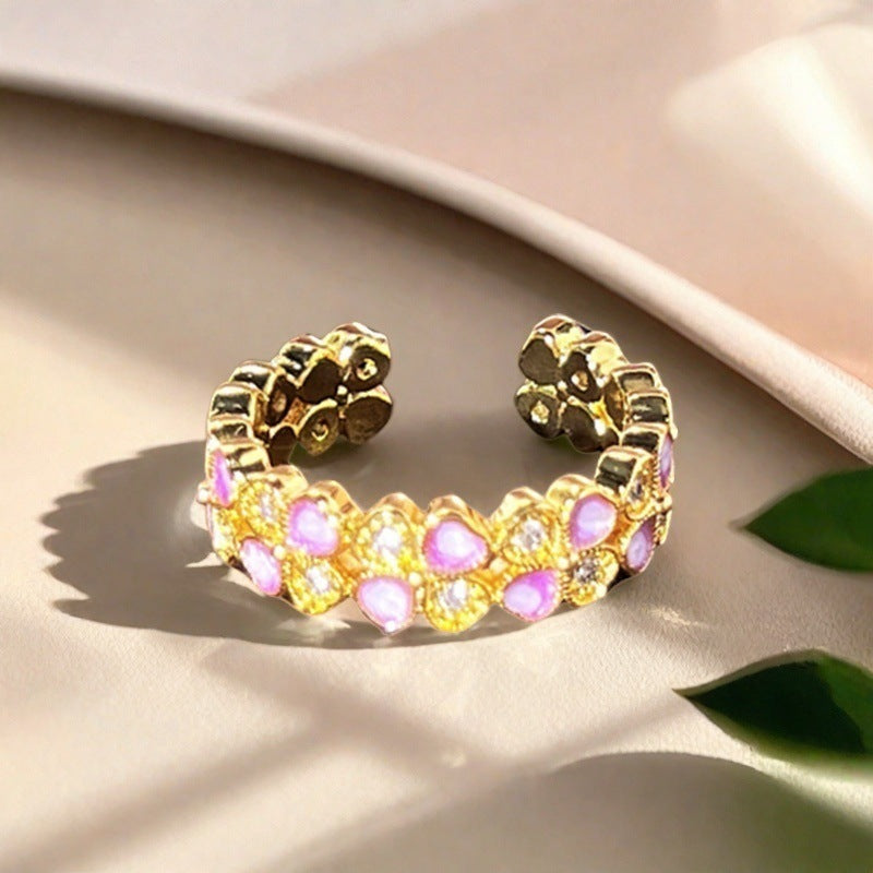 Colorful Crystal Ring