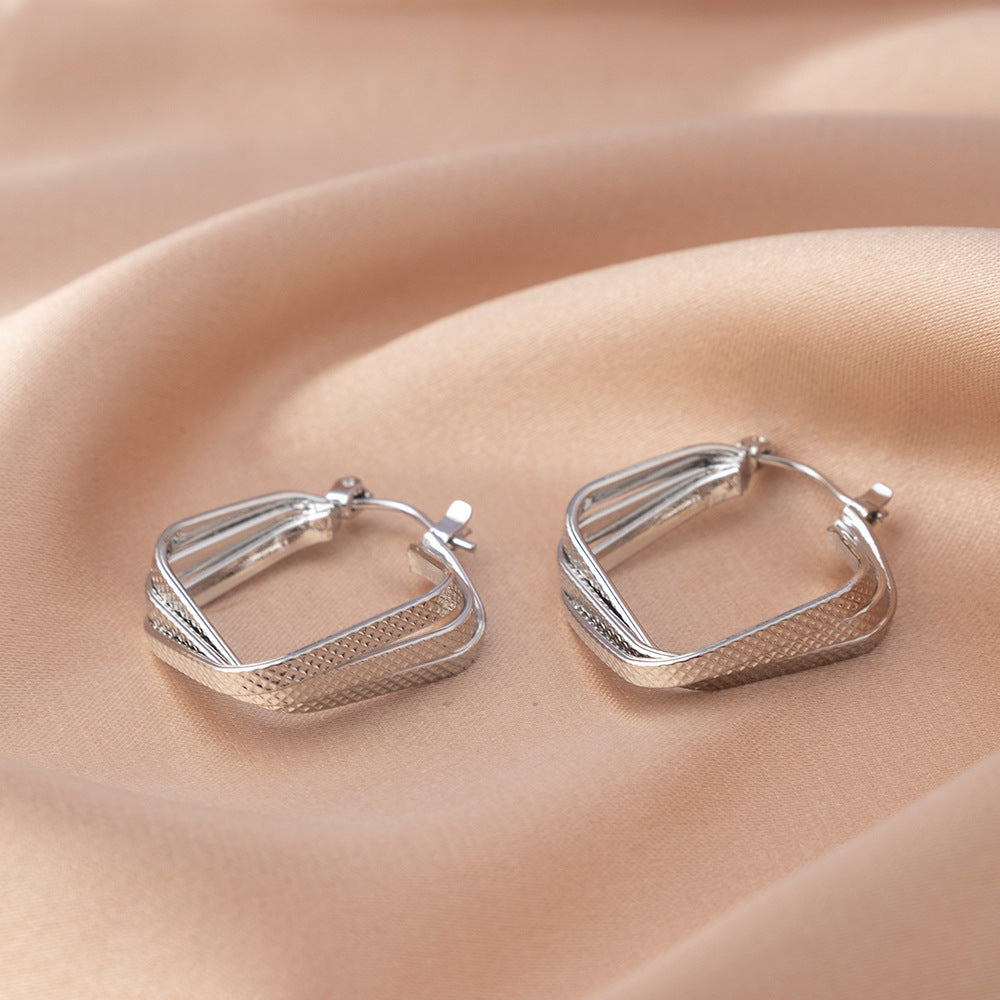 Classic Silver Earrings