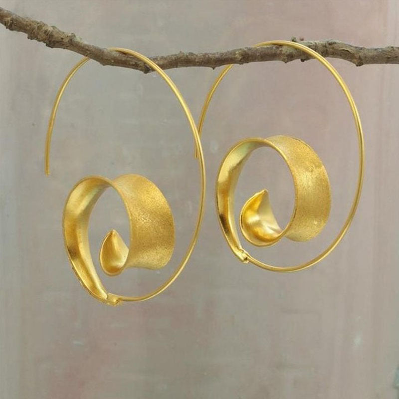 Modern Gold Earrings