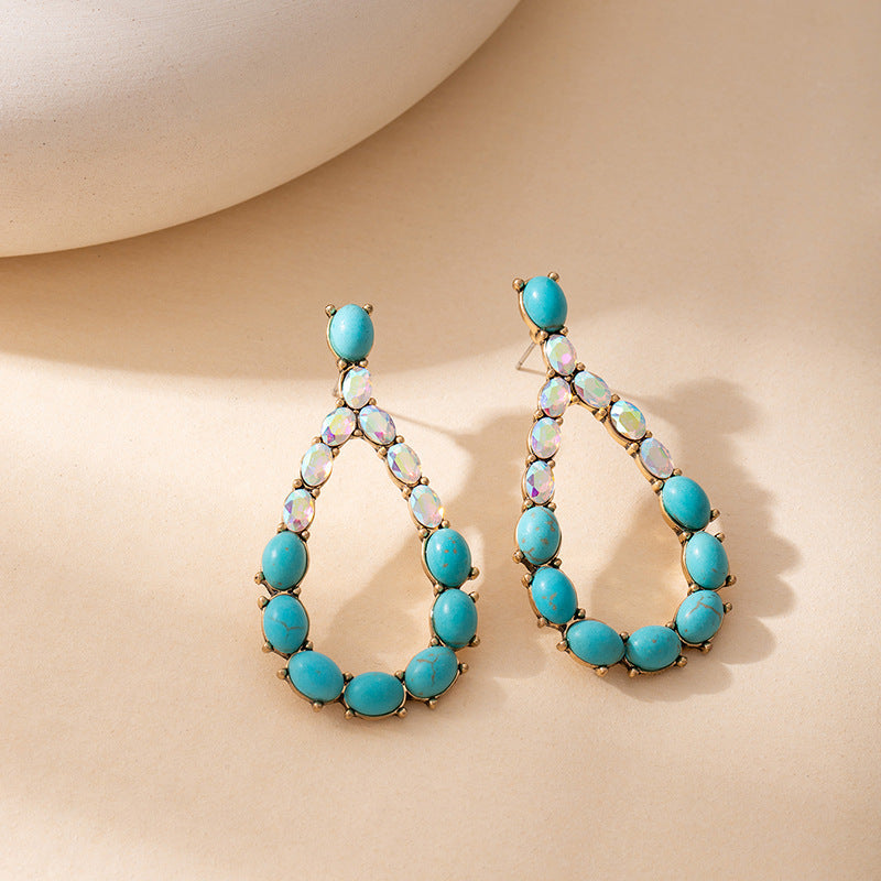 Turquoise Teardrop Earrings