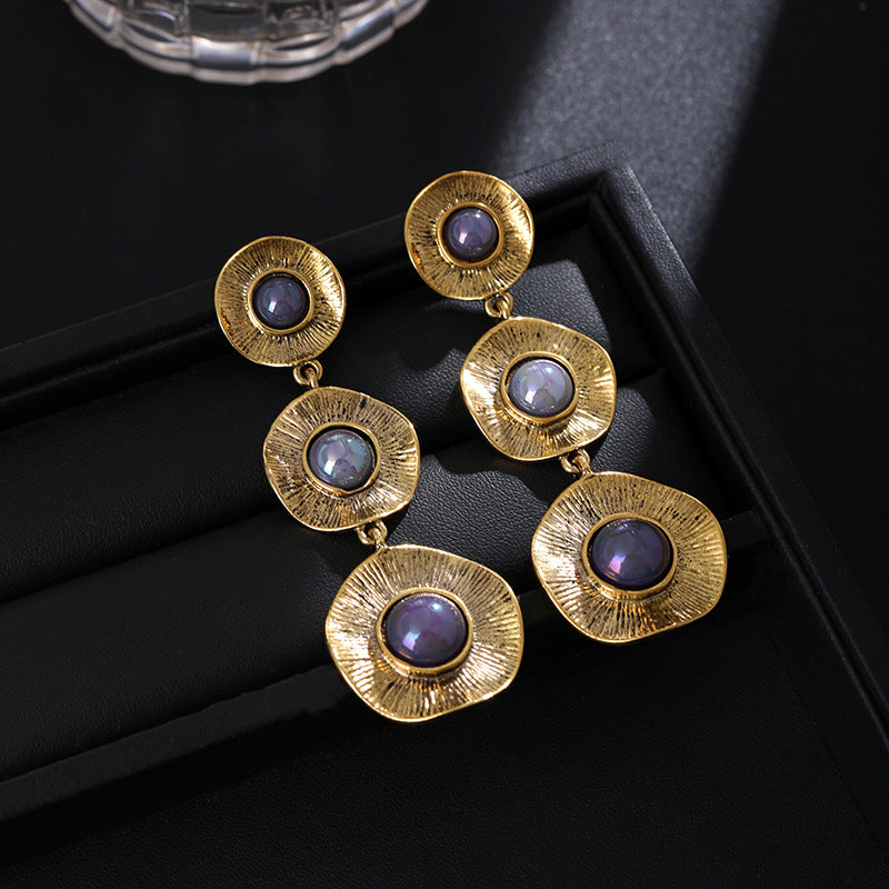 Vintage Amethyst Earrings