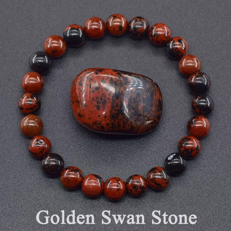 Mahogany Obsidian Beaded