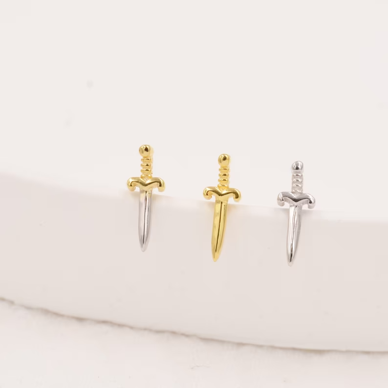 Sword Earrings