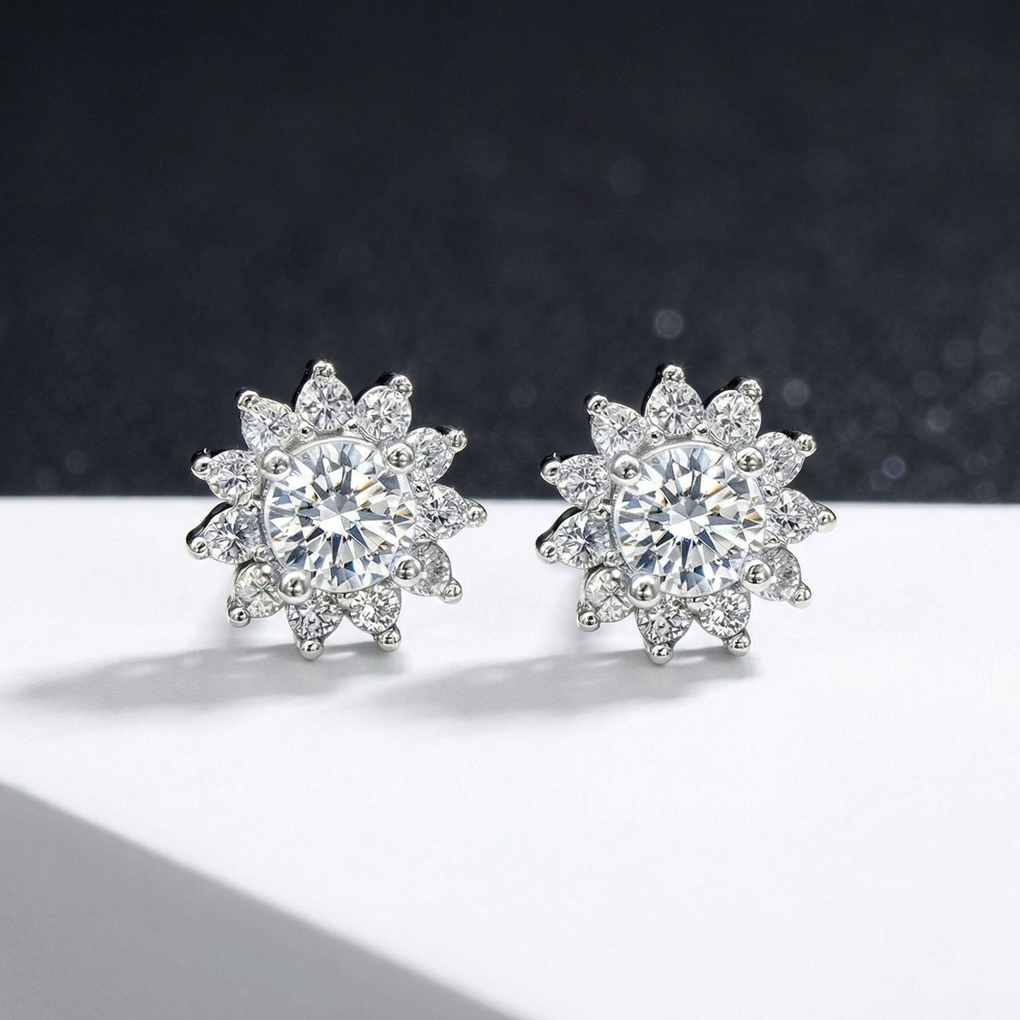 Elegant Crystal Sunburst Petal