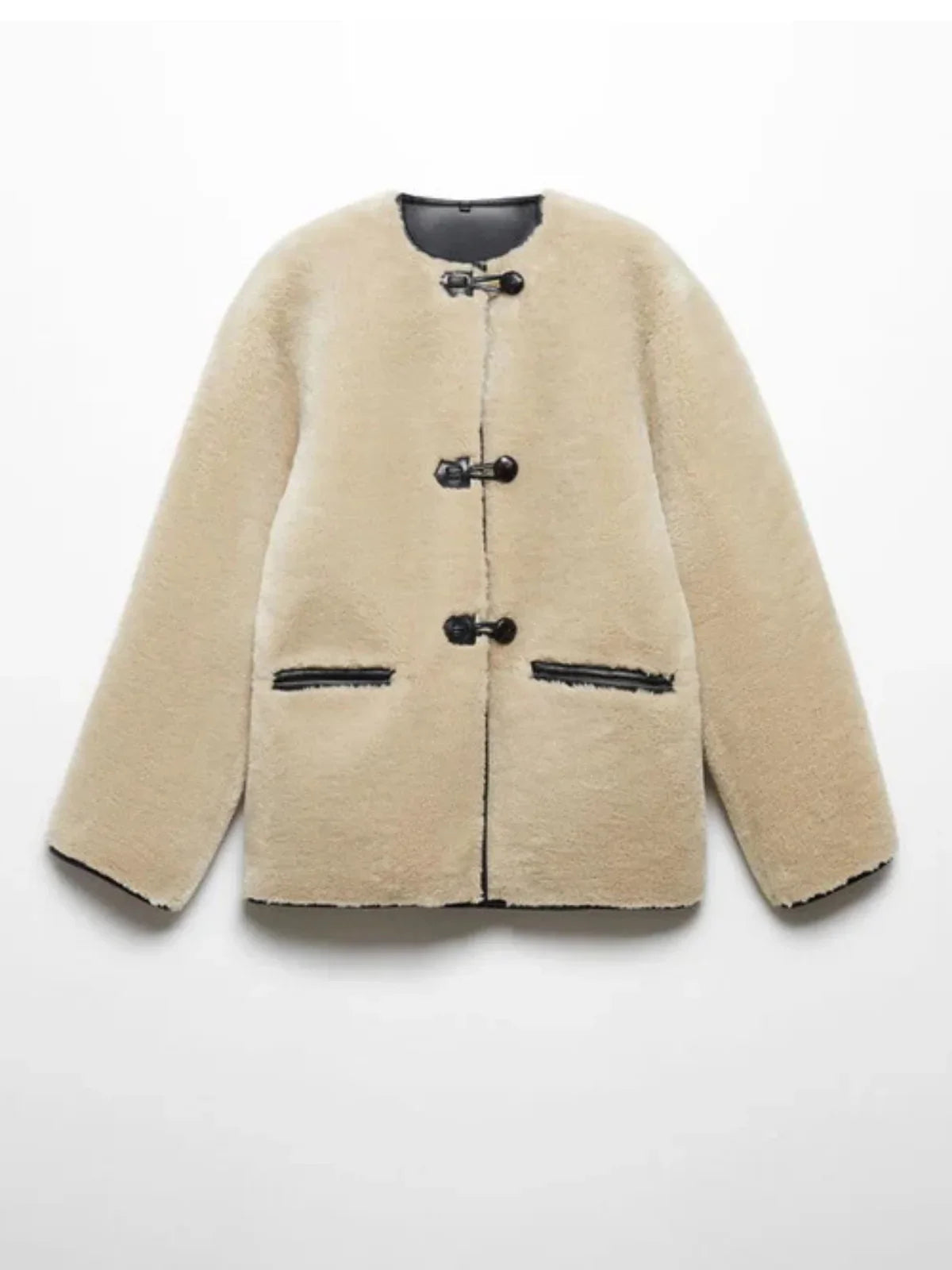 Warm Coat Single-breasted A-line Coat
