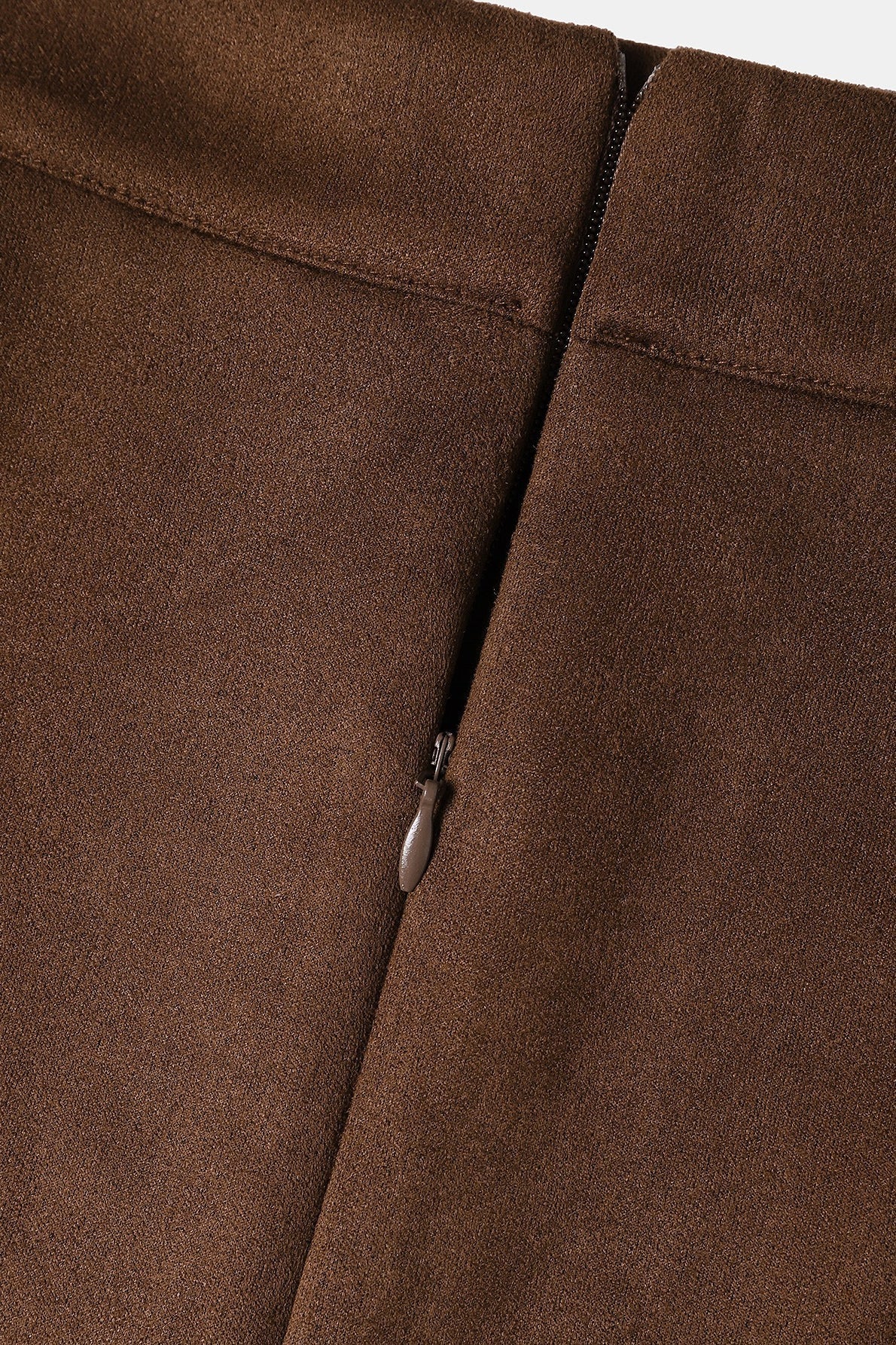 Suede Bodycon Mini Skirt