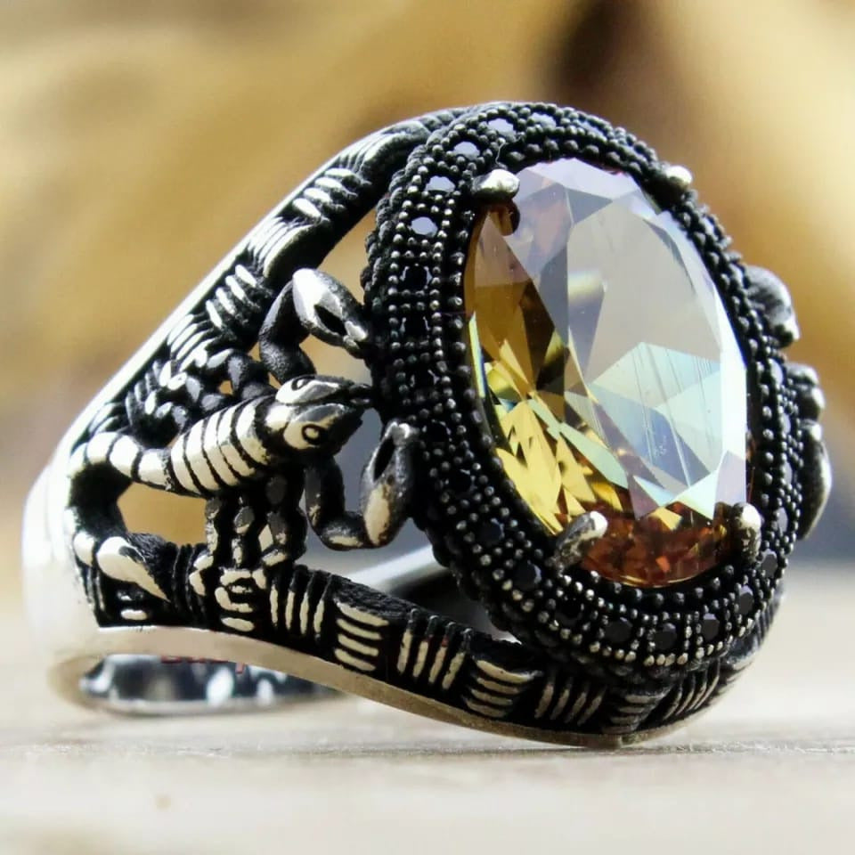 Statement Citrine Ring