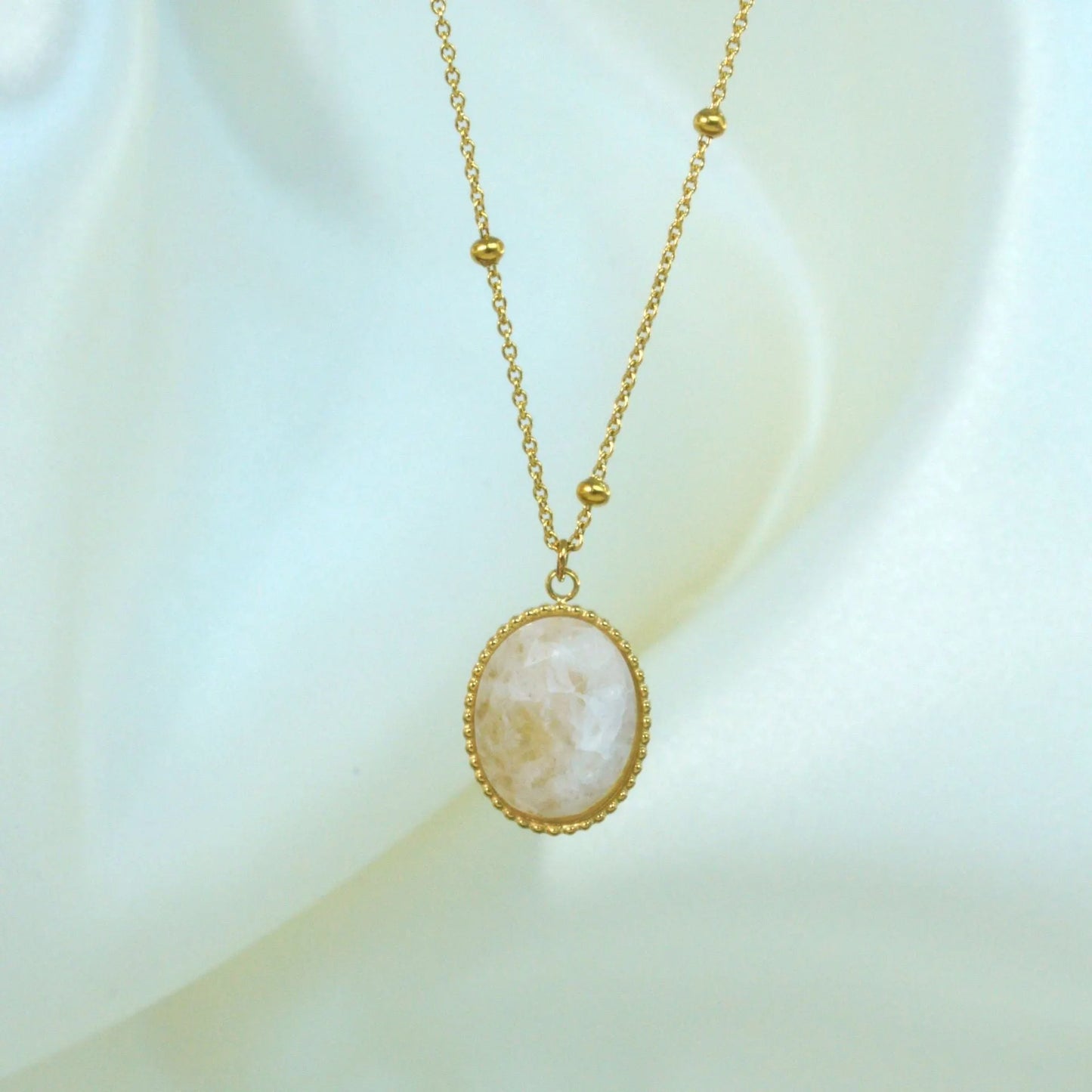 Elegant Moonstone Necklace