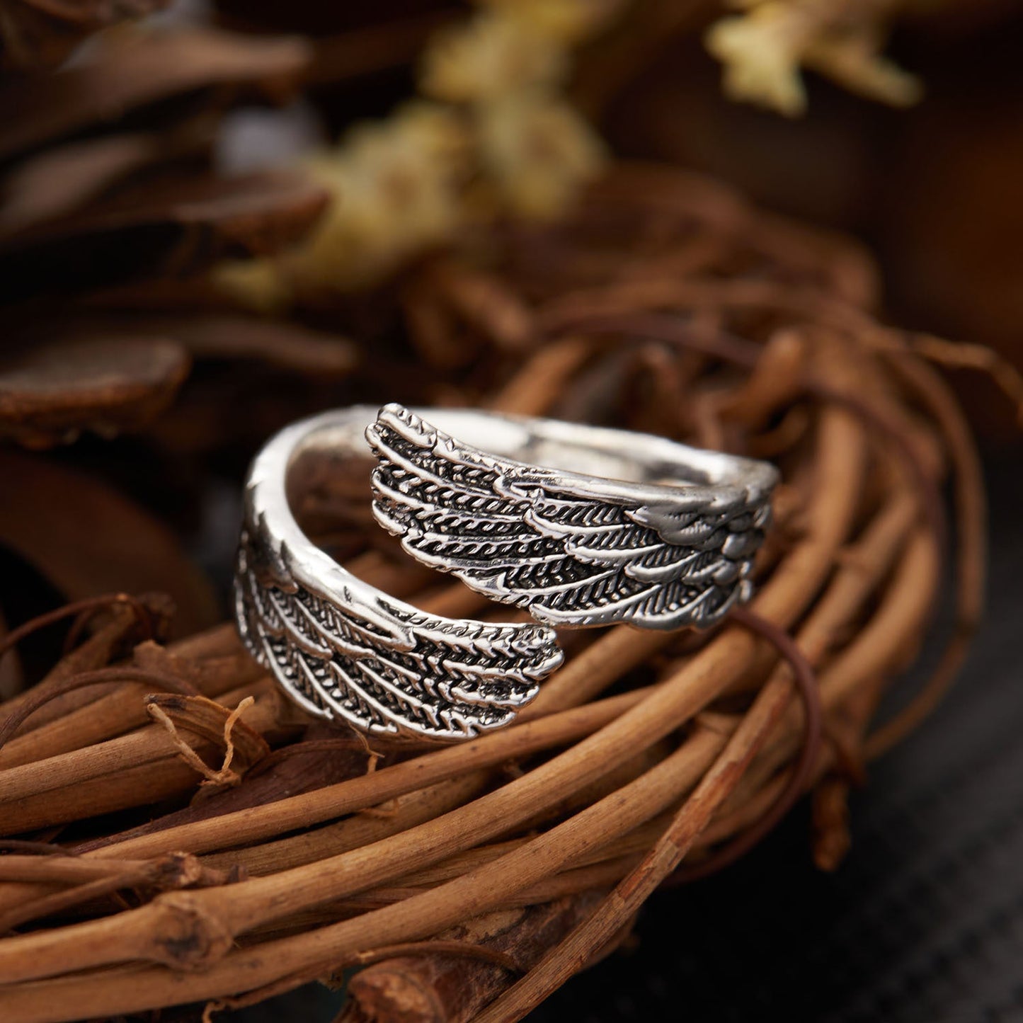 Vintage Feather Ring
