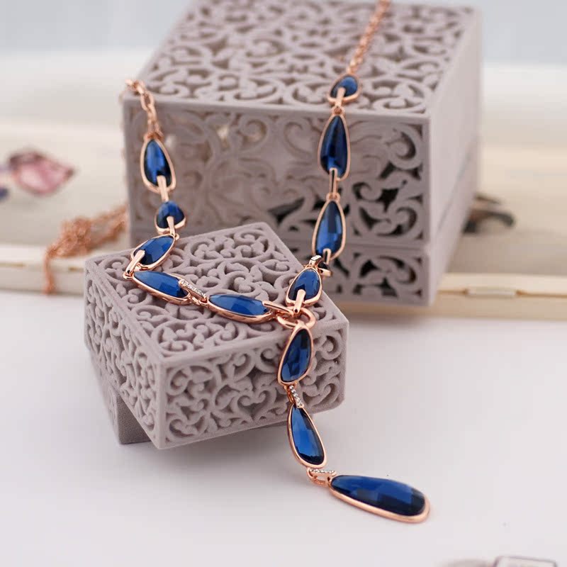 Elegant Sapphire Necklace