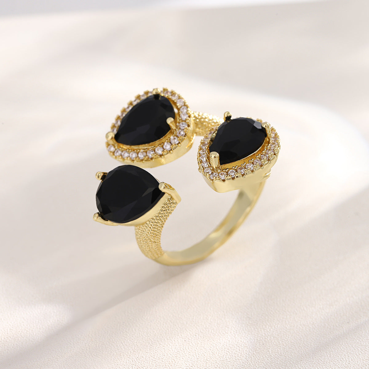 Statement Black Onyx Ring