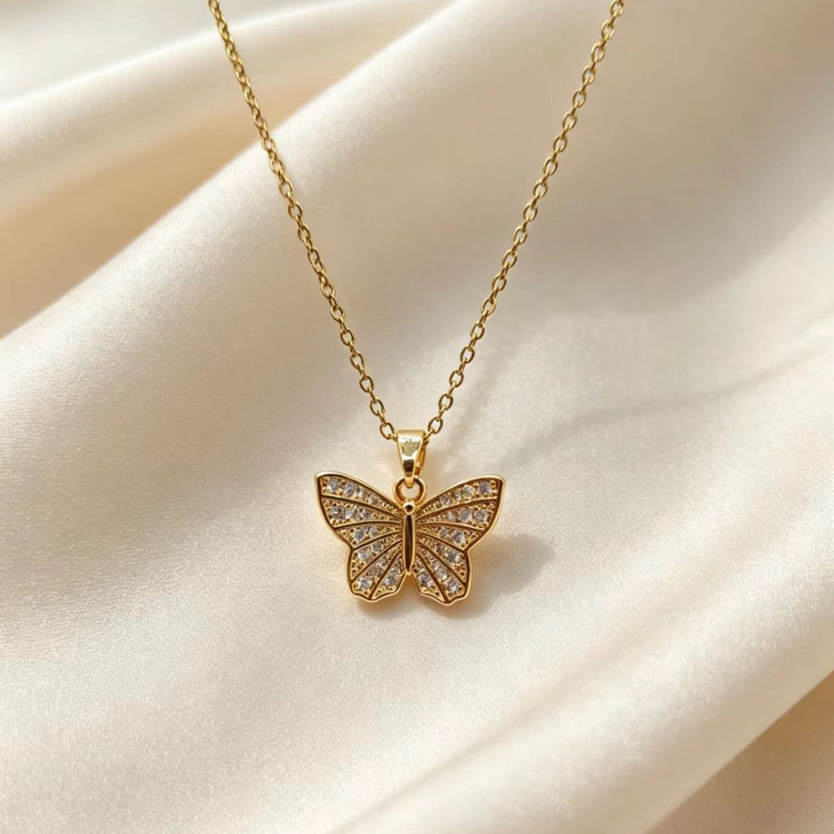 Elegant Butterfly Necklace