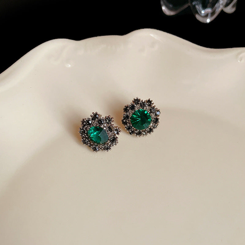 Elegant Emerald Earrings