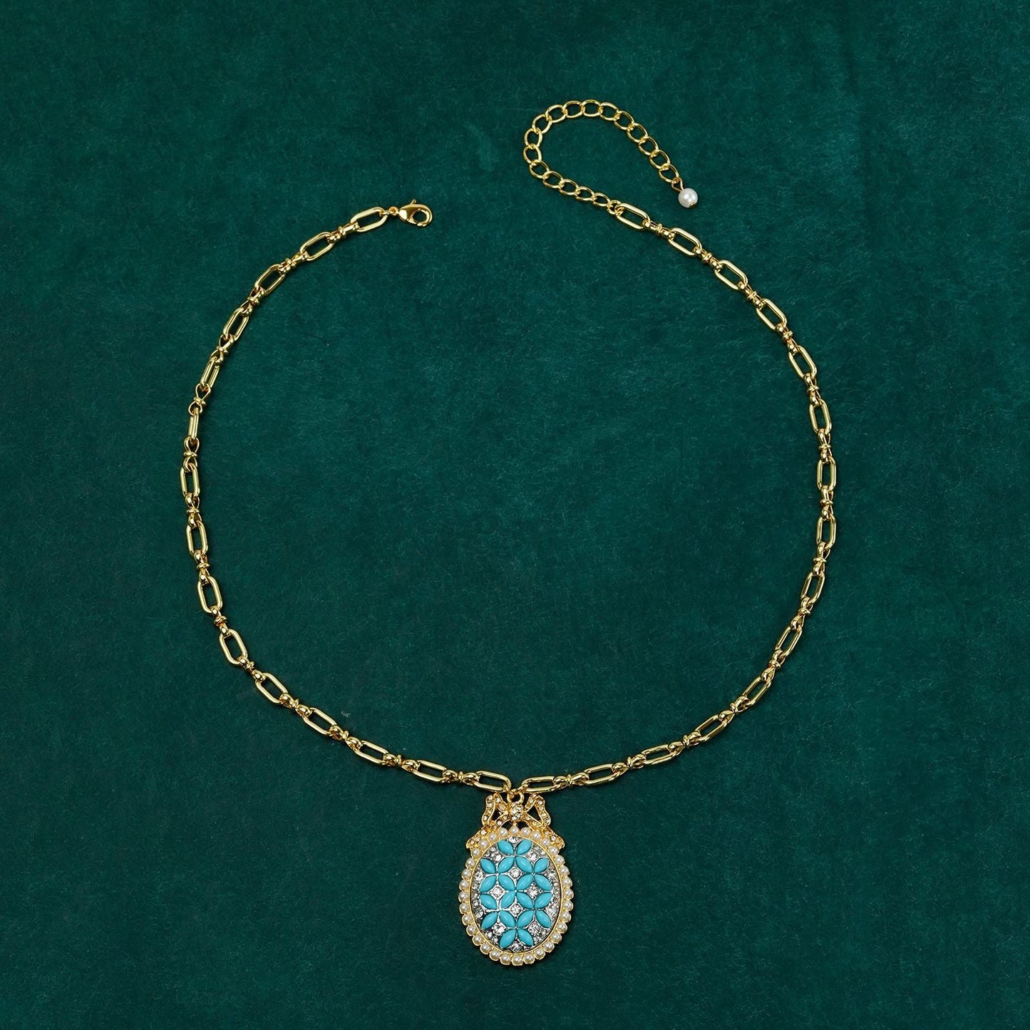 Turquoise Pendant Necklace