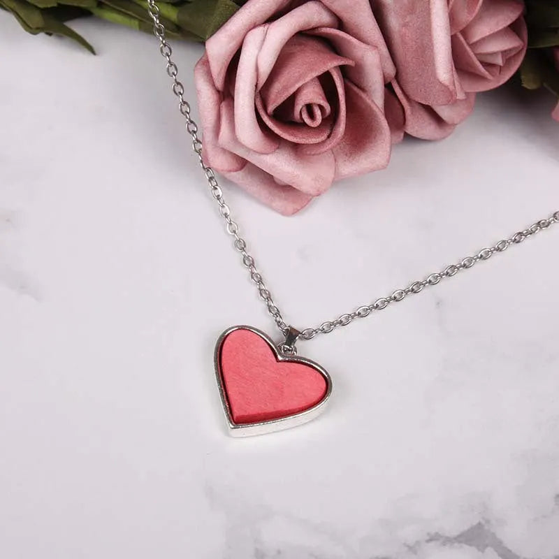 Romantic Red Heart Necklace