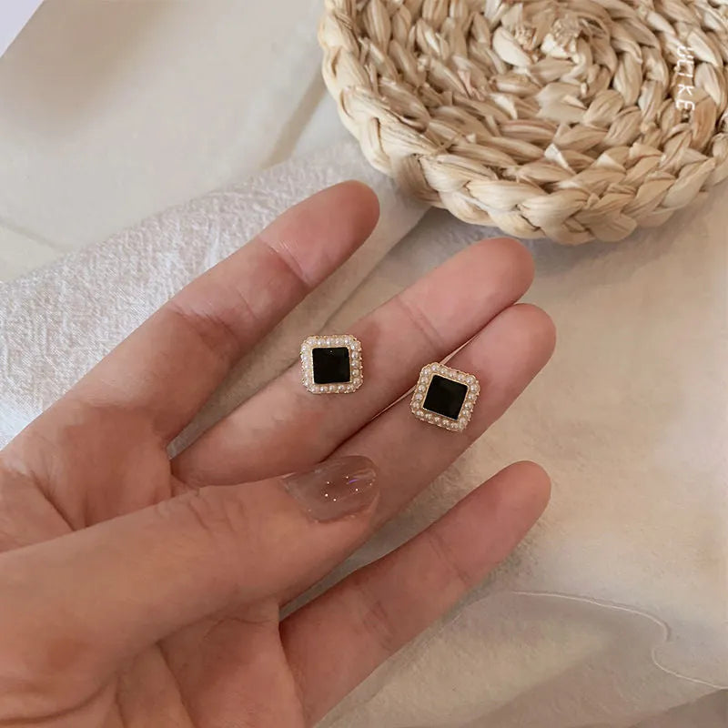 Elegant Black Onyx Earrings