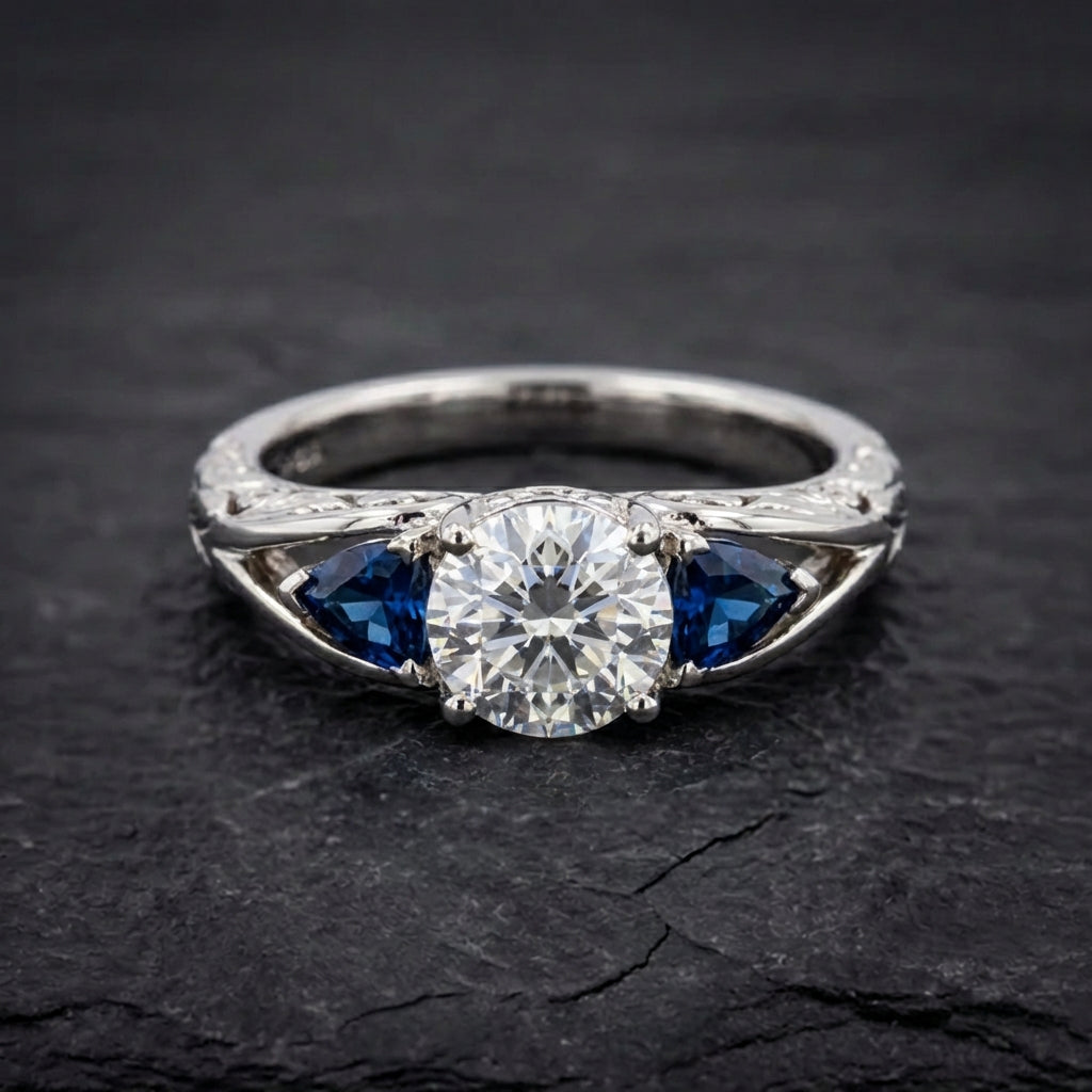 Vintage Boutique White Zircon Rings