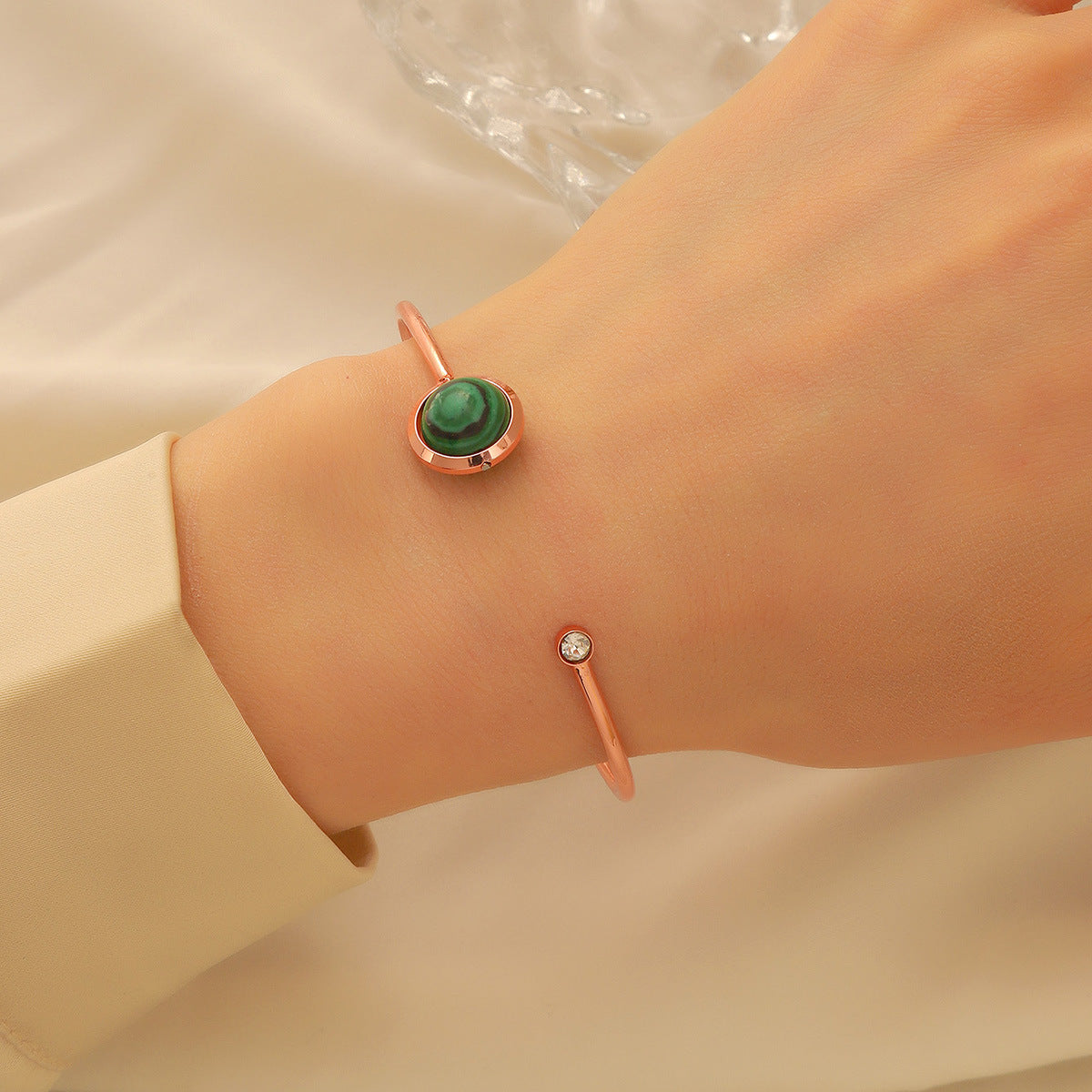 Elegant Malachite Bracelet