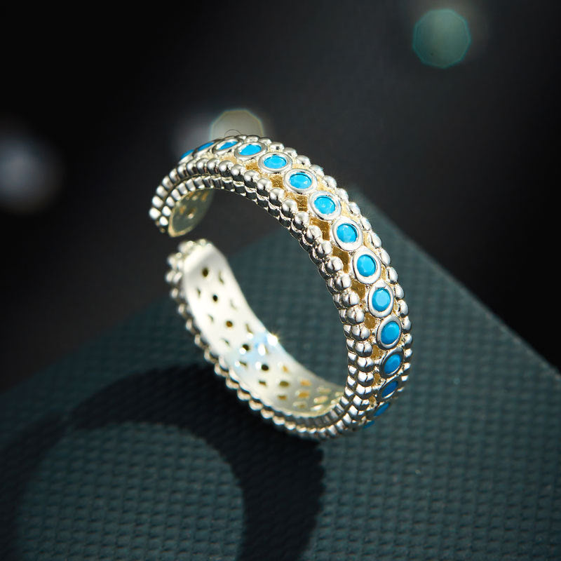 Turquoise Beaded Ring