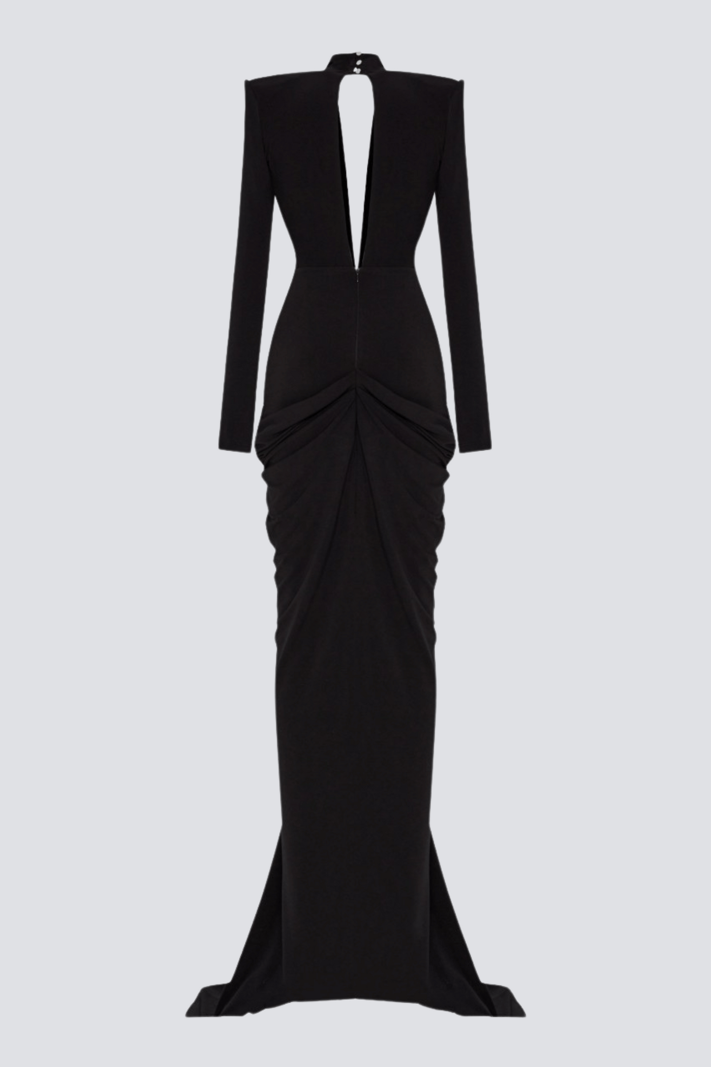 Agata V-neck Ruched Maxi Dress