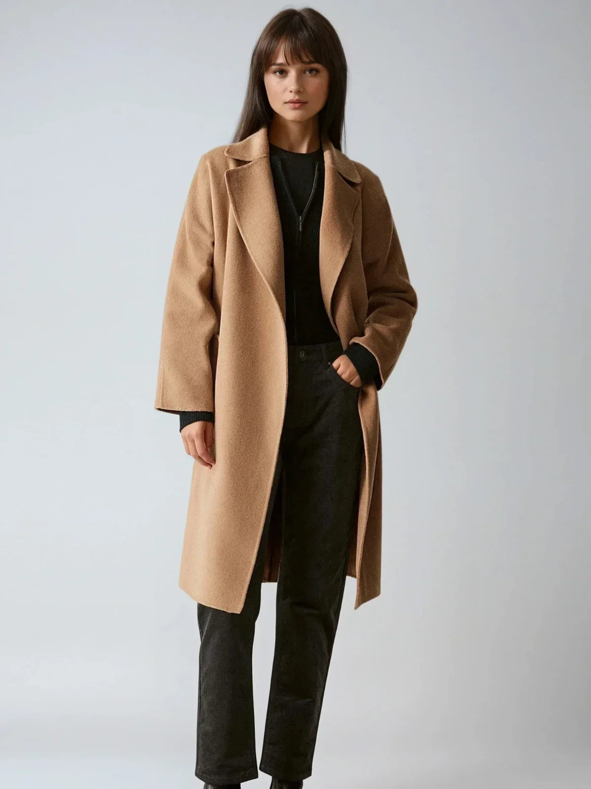 Classic Elegance Woolen Overcoat
