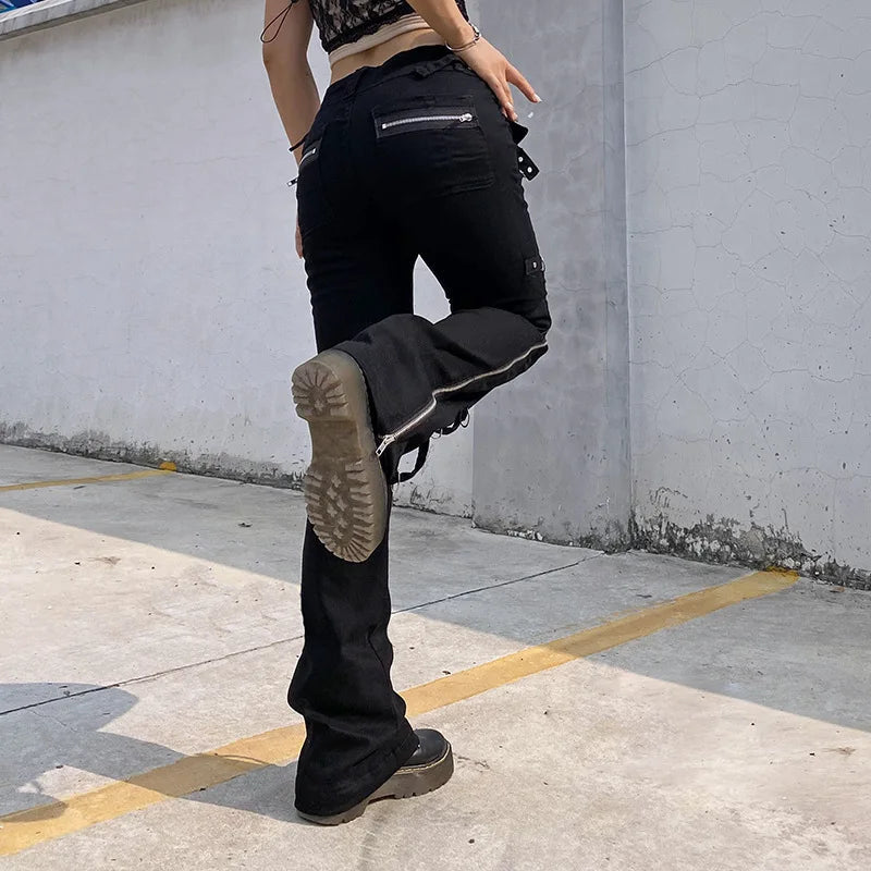 Dark Punk Y2k Halloween Pants
