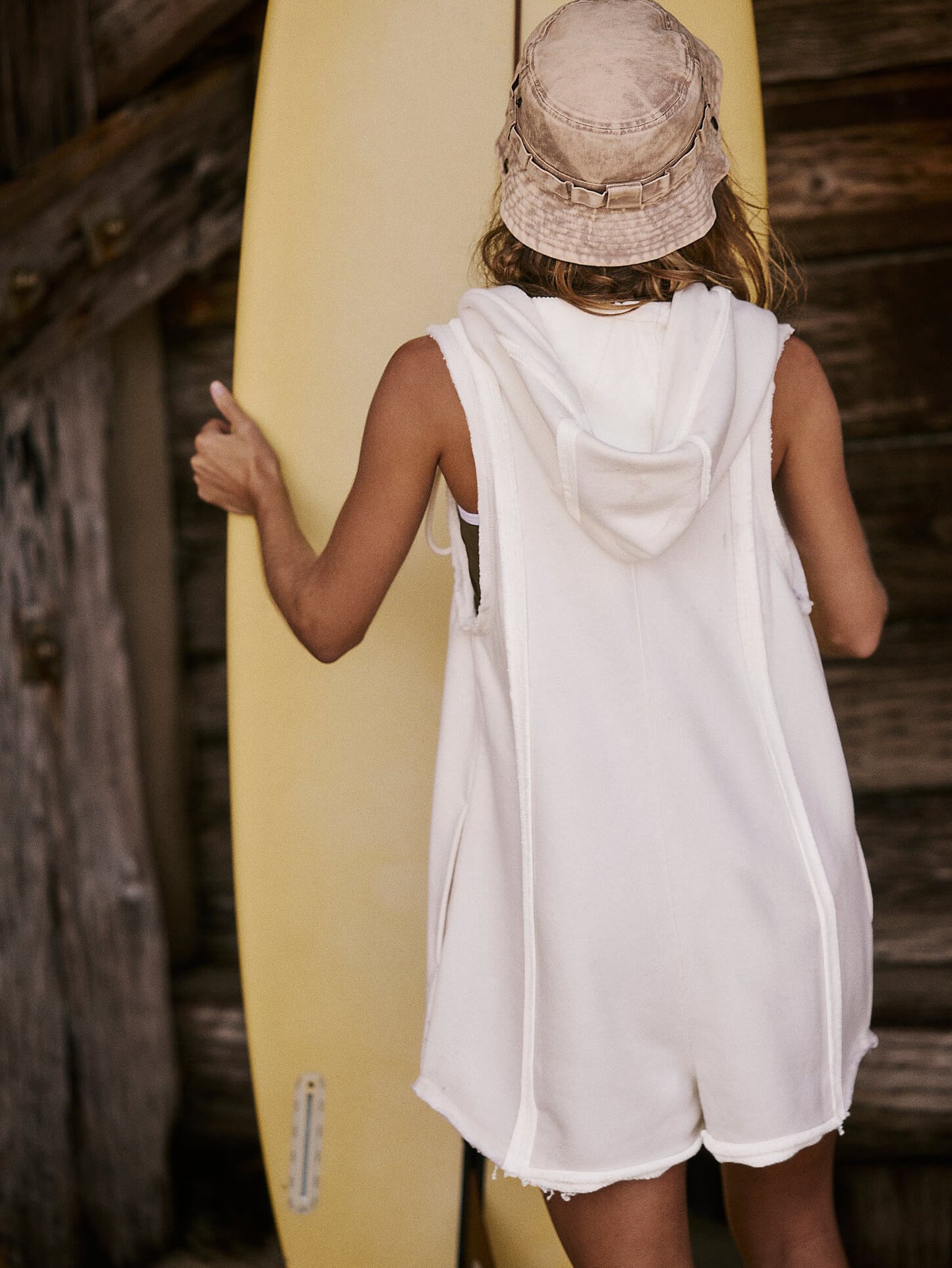 Sports Girl Hoodie Front Zipper Romper