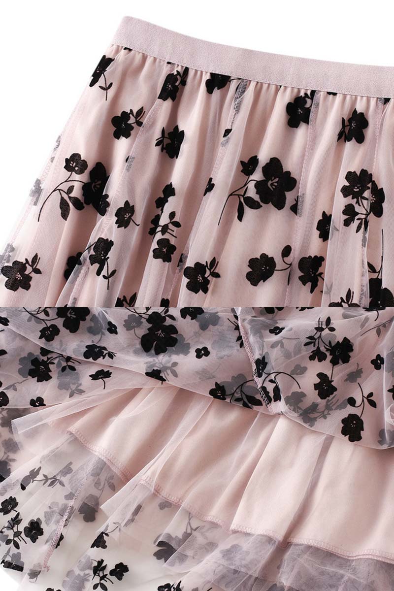 Patched Mesh Skirt