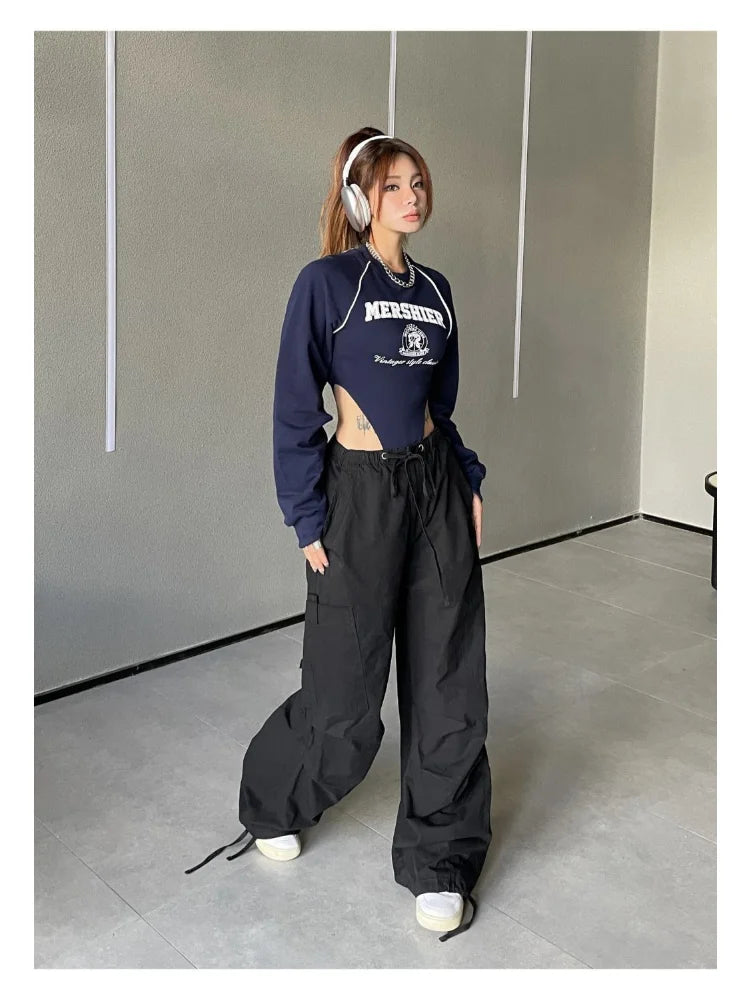 Baggy Cargo Y2k Oversize Wide Leg Sweatpants Harajuku Pant