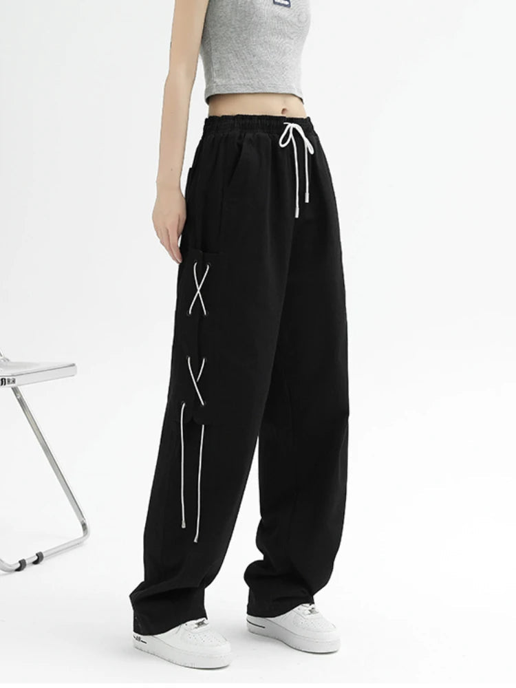 Hippie Harajuku Green Cargo American Oversize Pant