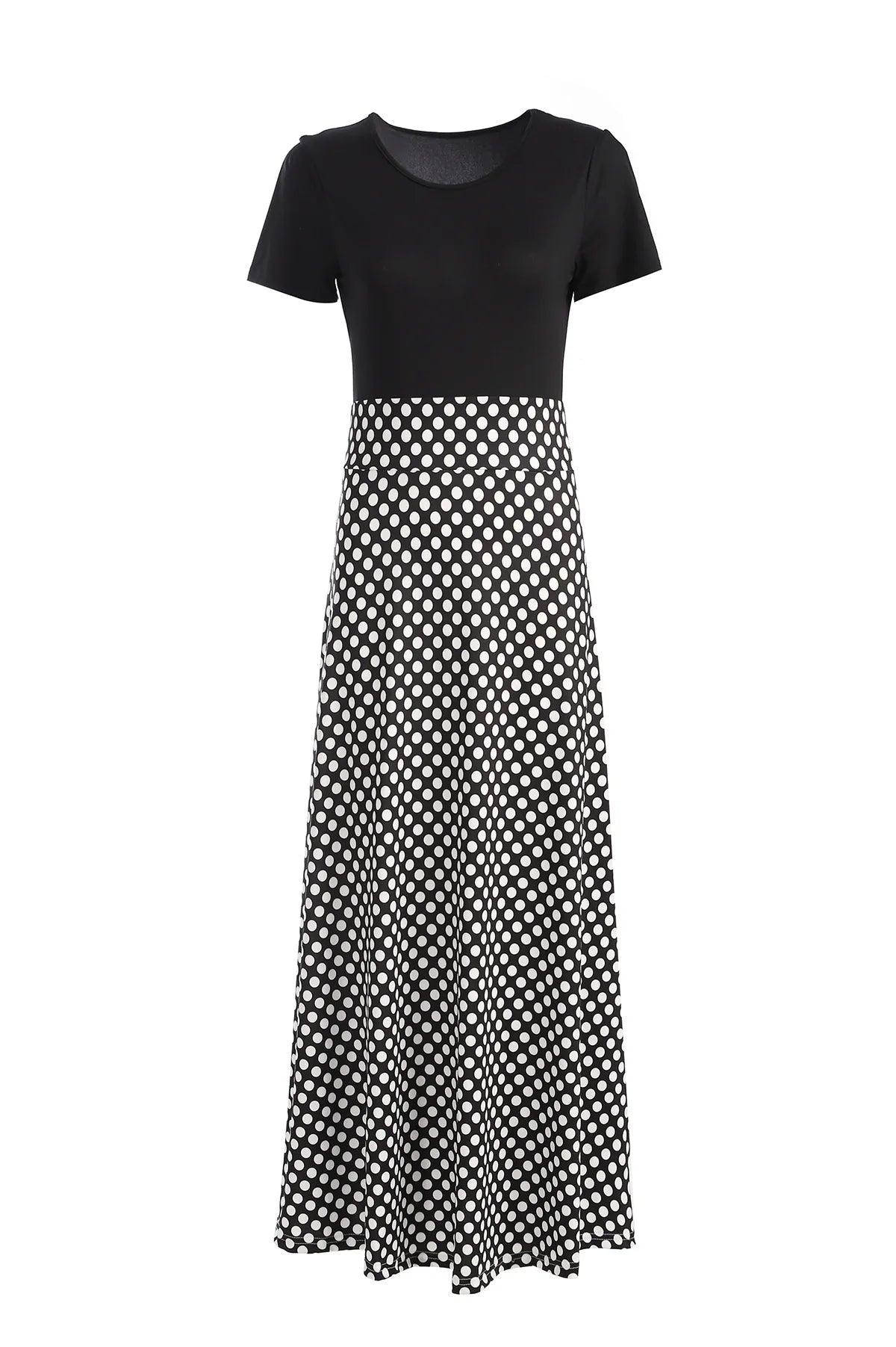 High Fashionable Flower Color Blocking Comfortable Midi Dresses