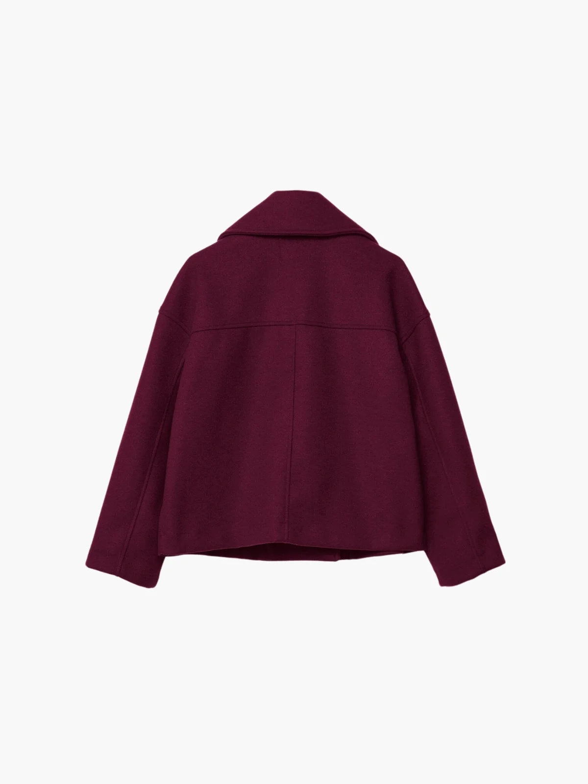Oversized Double-breasted Wool Coat