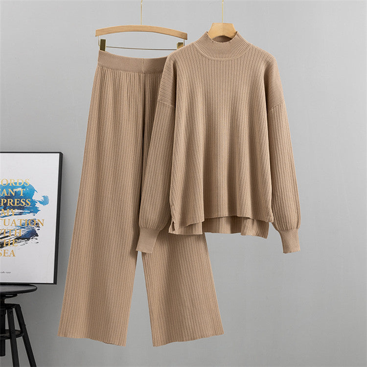 Khaki - Loose-fit Two Piece Set