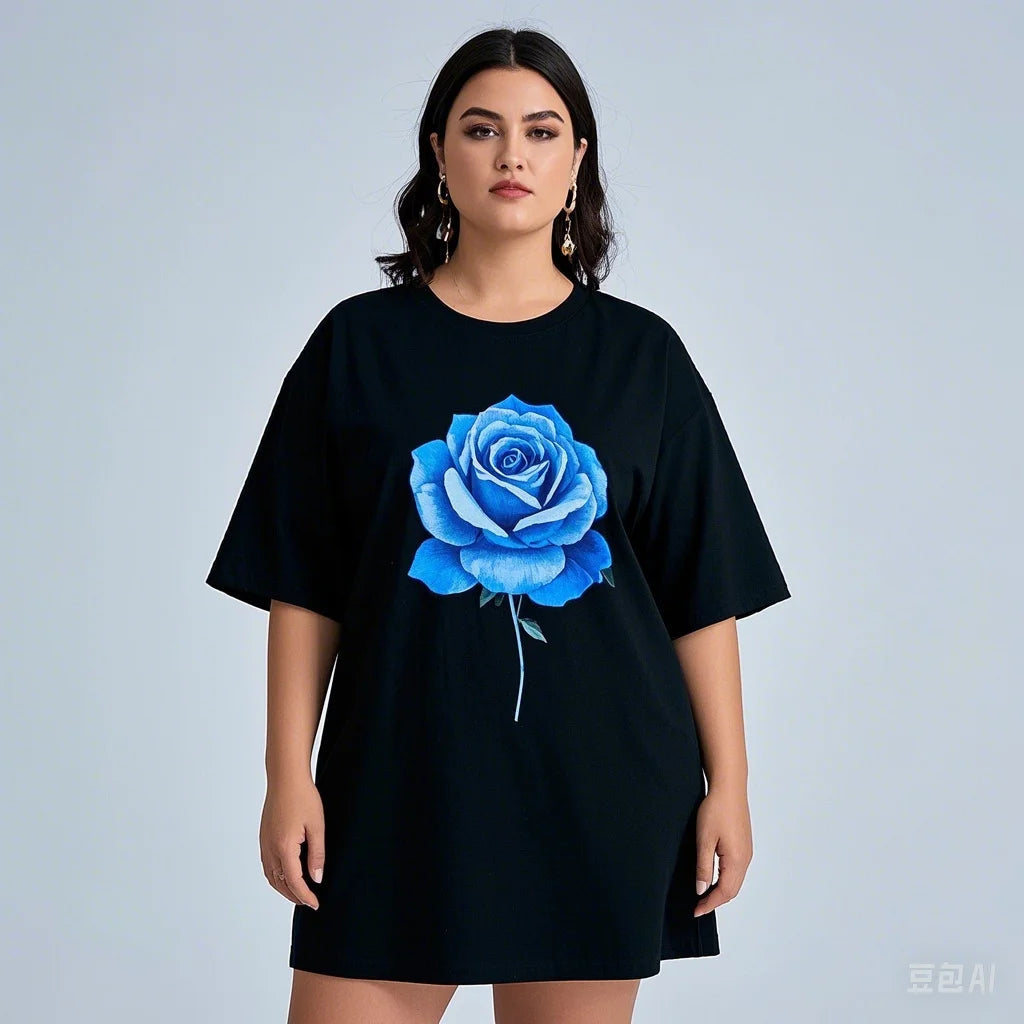 Long Style Cotton T-shirt
