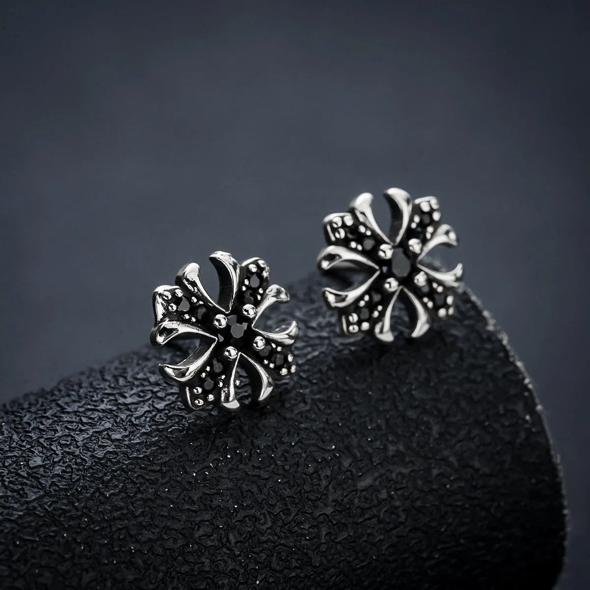 Gothic Cross Earrings