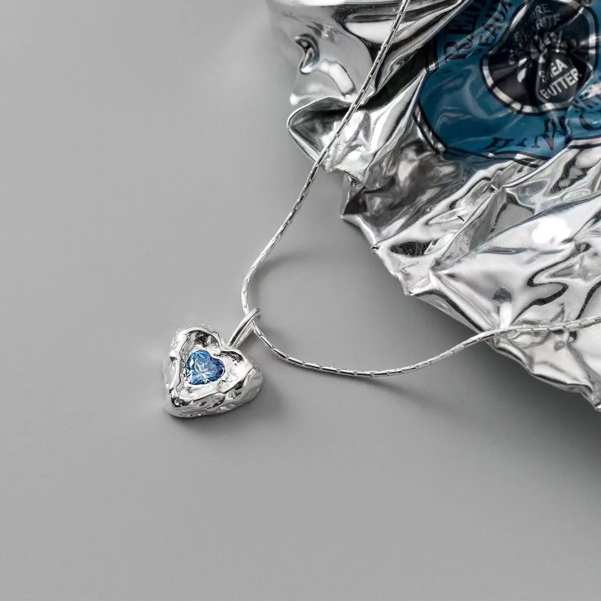 Elegant Blue Topaz Necklace