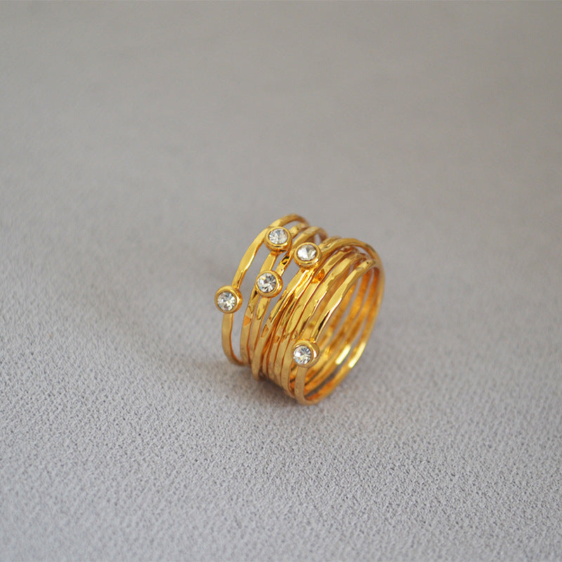 Elegant Gold Diamond Ring