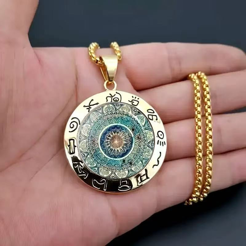 Zodiac Mandala Necklace