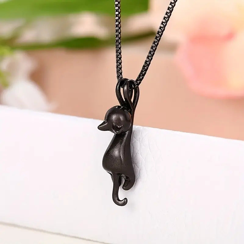 Black Cat Necklace