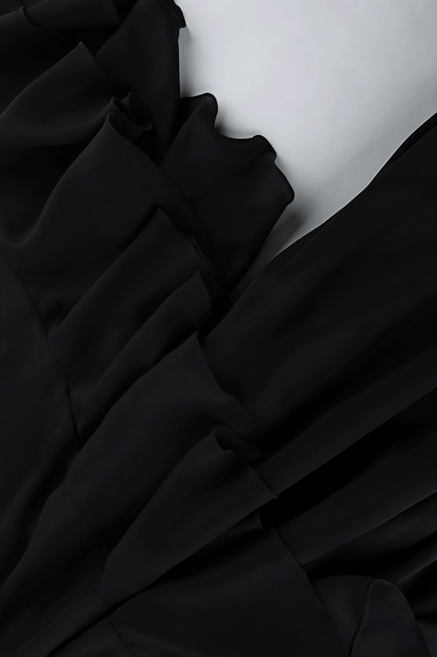Ruffle Cape Half Sleeve Mini Dress