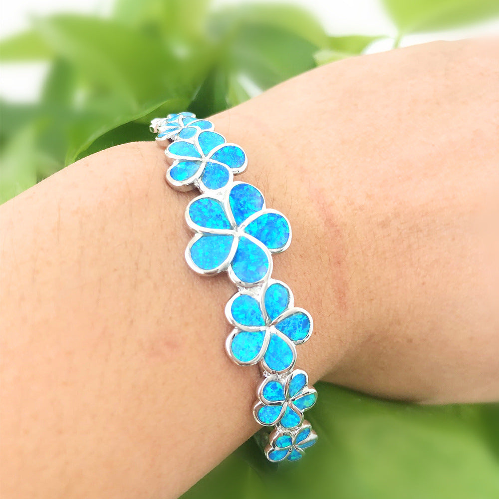 Turquoise Flower Bracelet