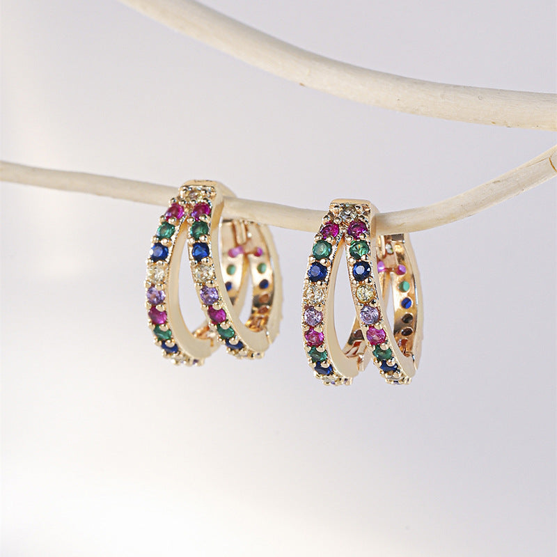 Colorful Rainbow Earrings