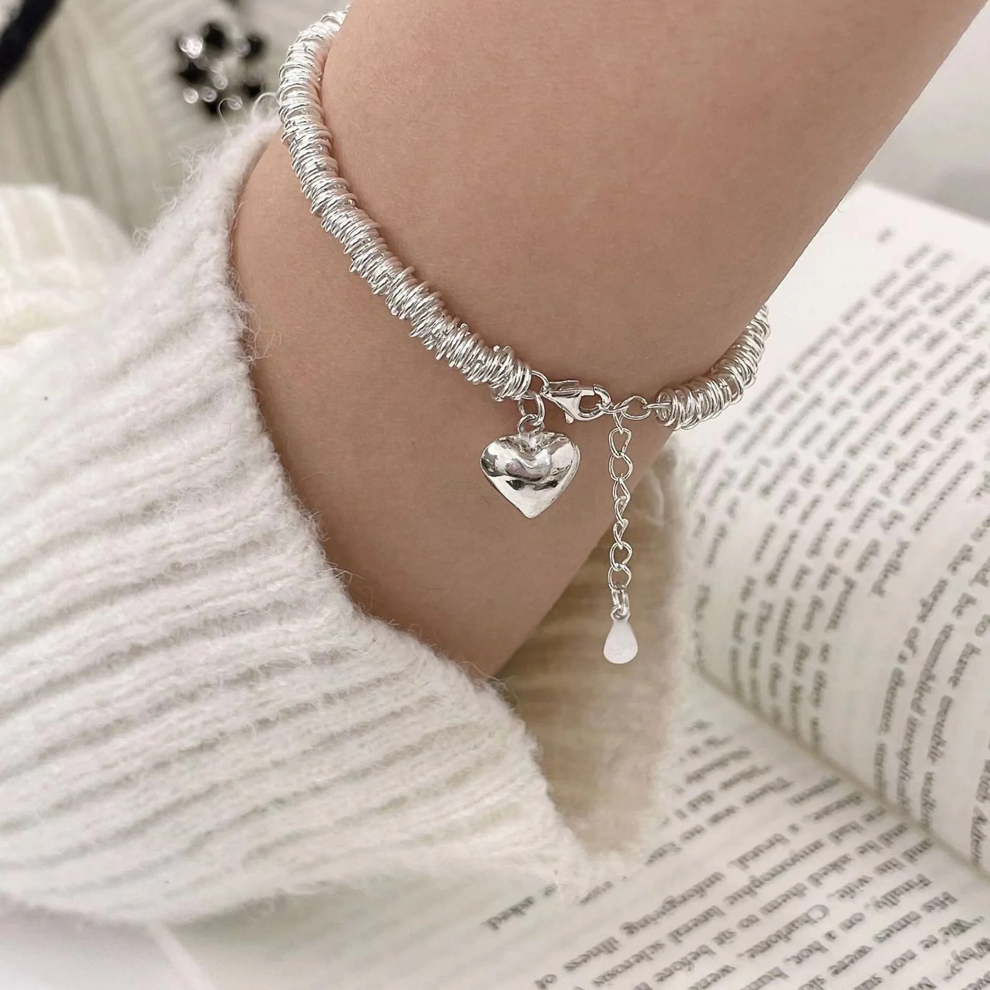 Elegant Silver Heart
