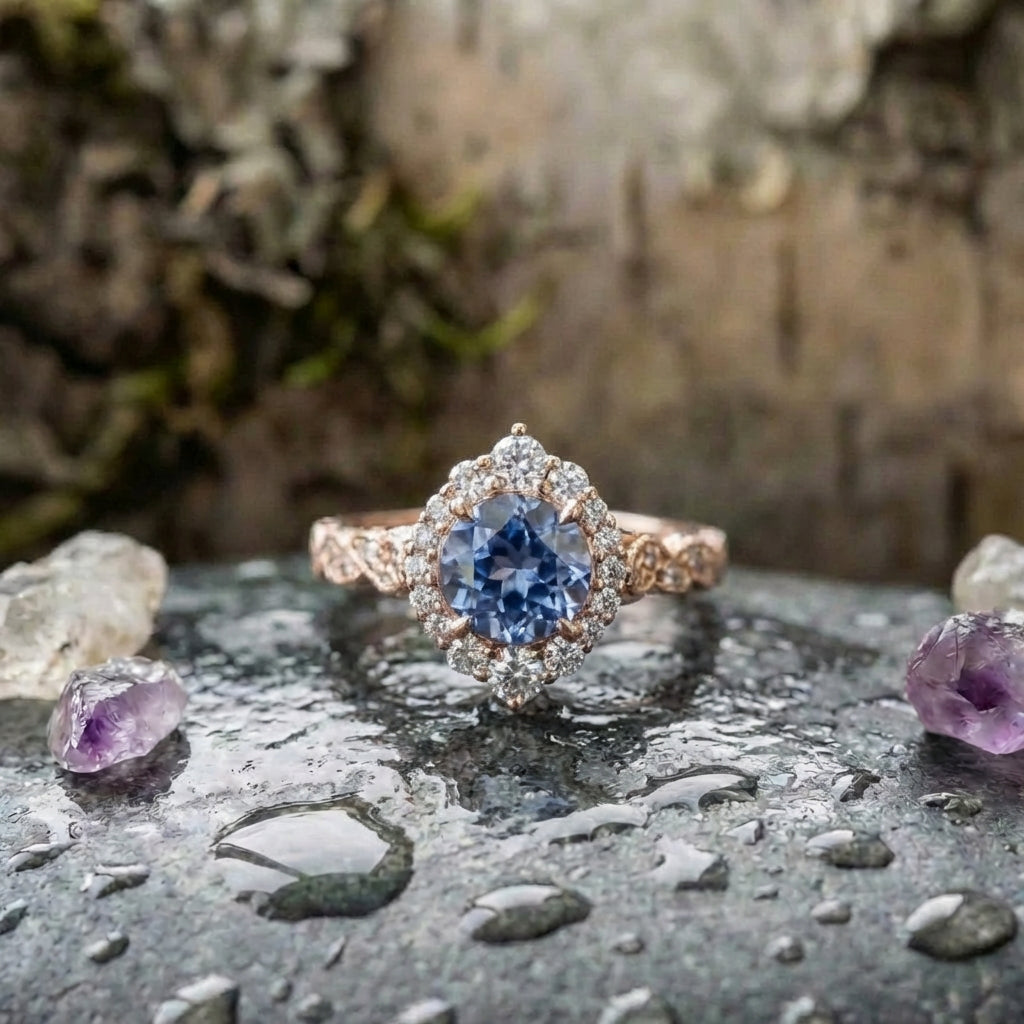 Elegant Blue Sapphire Ring