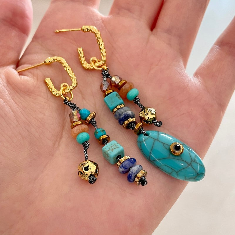 Bohemian Turquoise Earrings