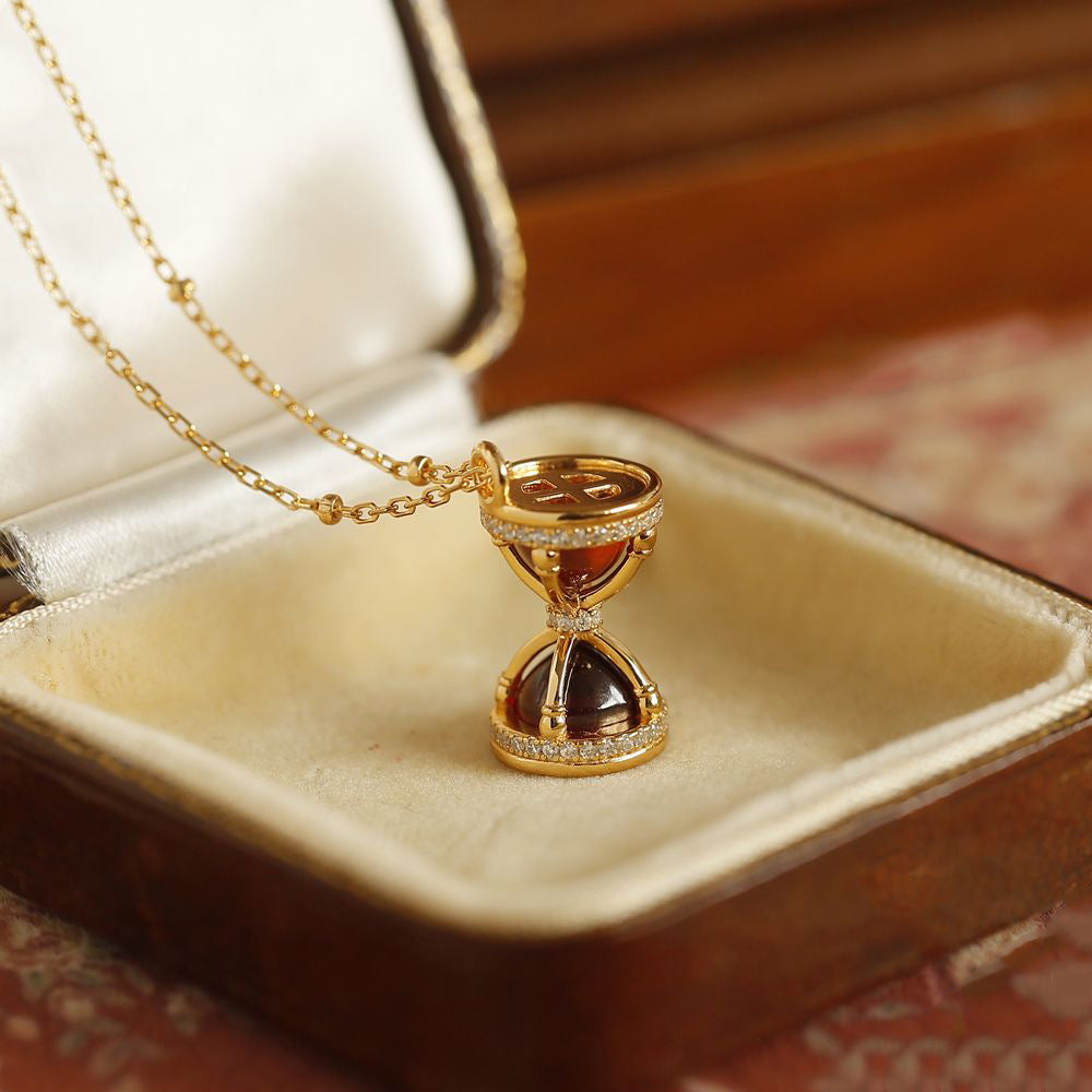Elegant Garnet Necklace