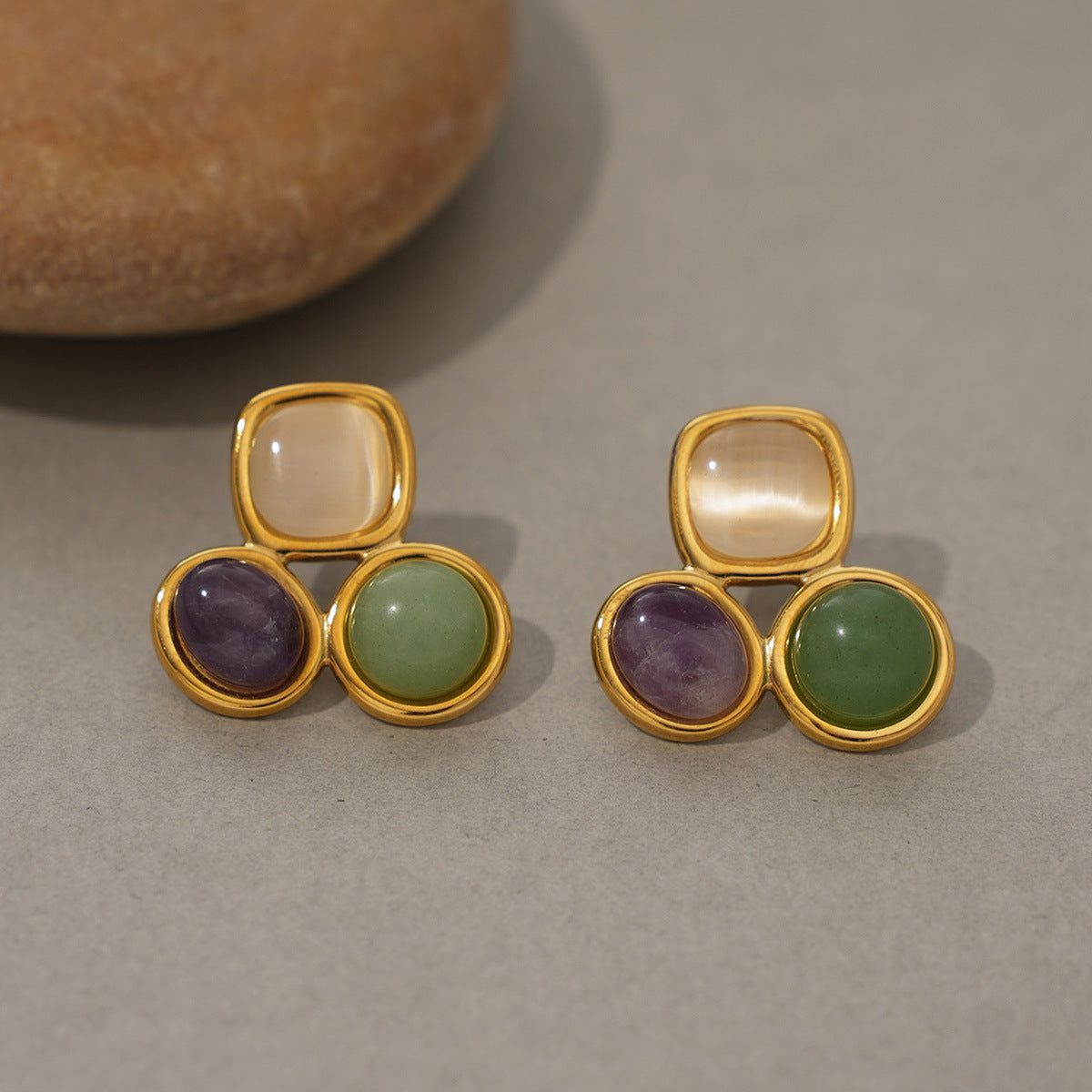 Vintage Gemstone Earrings