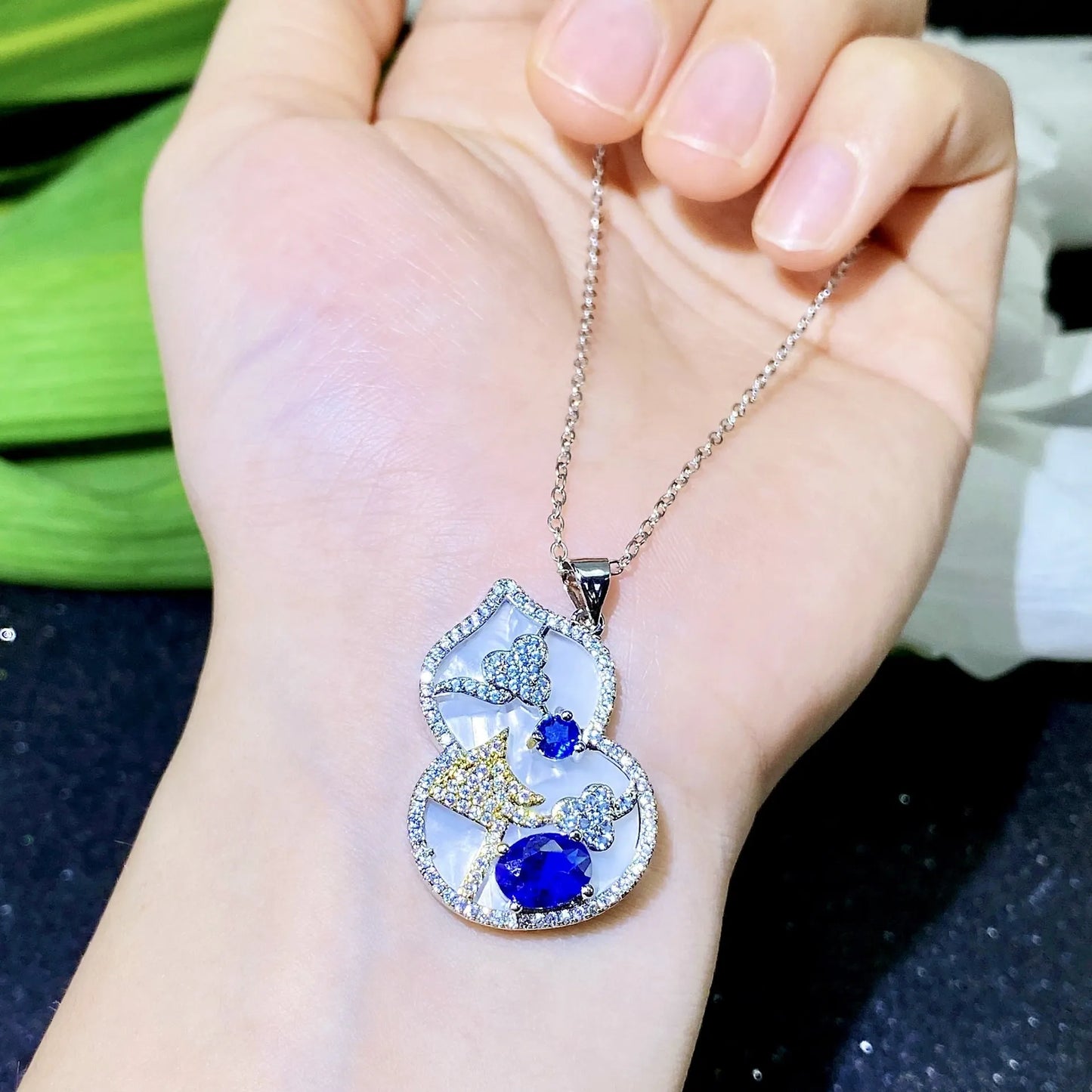 Elegant Sapphire Necklace